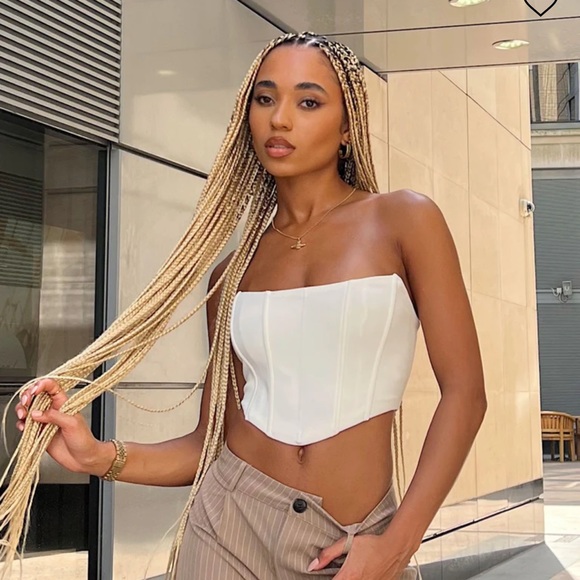 Princess Polly Carlie top white - Picture 4 of 12